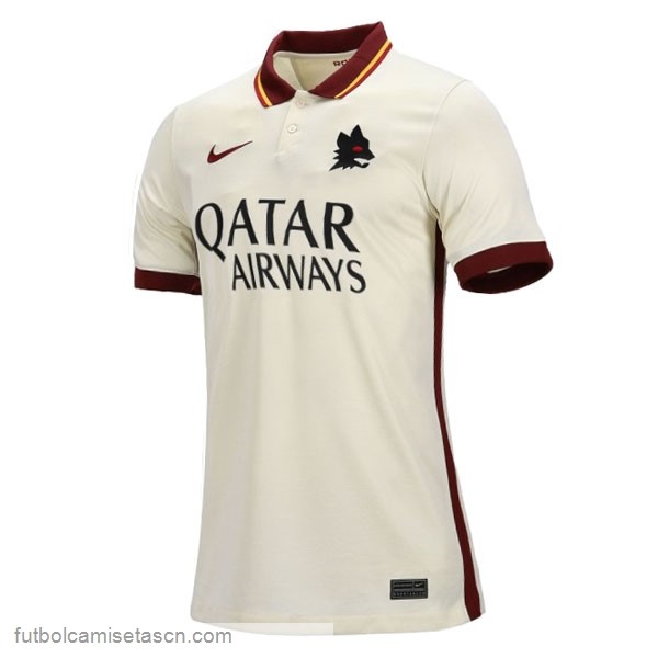 Camiseta As Roma 2ª Mujer 2020/21 Blanco